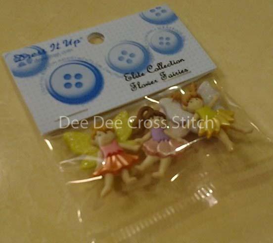 Dress It Up Button - Flower Fairies