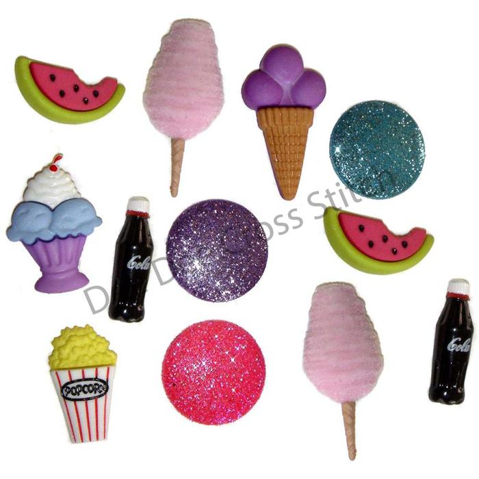 Dress It Up Button - Snack Attack