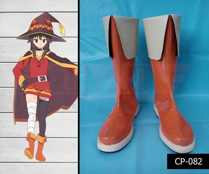 Sepatu cosplay Konosuba megumin
