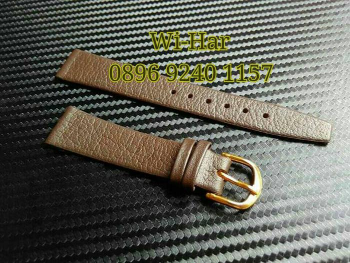 Tali jam casio / Tali kulit jam casio Drak brown