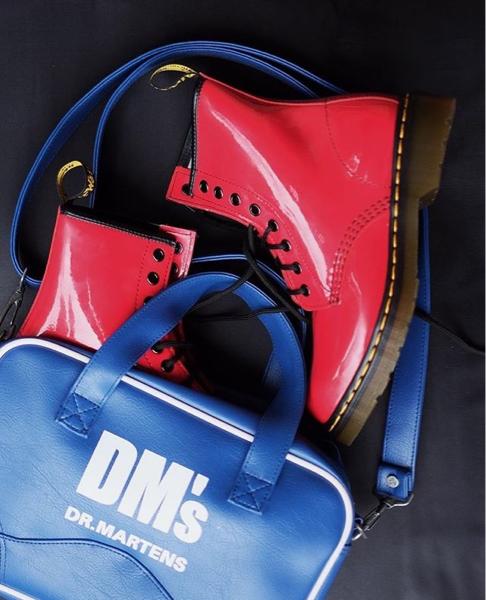 Dr martens 1460 red patent lamper