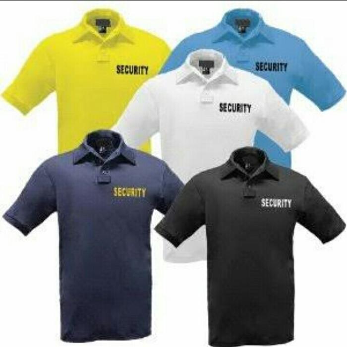 Polo Shirt Seragam jumbo xxxl Kaos Kerah security