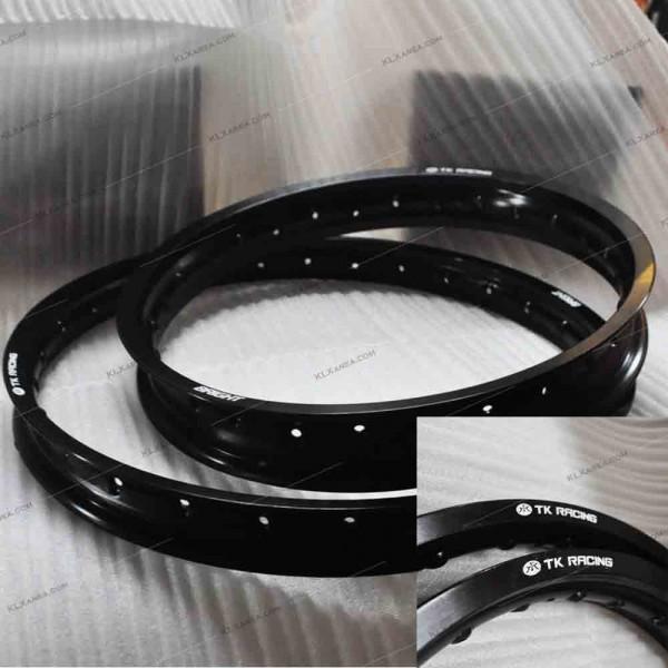 Velg TK 18x21 Black/Silver Kuat Holes 36
