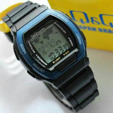 Jam Tangan Pria - Wanita - Data Bank QQ Q&Q MMW3P101Y MMW3 Biru