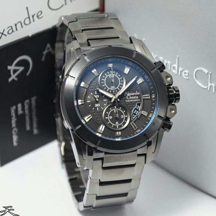 Jam Alexandre Christie AC 6226 MC AC6226MC hitam Original