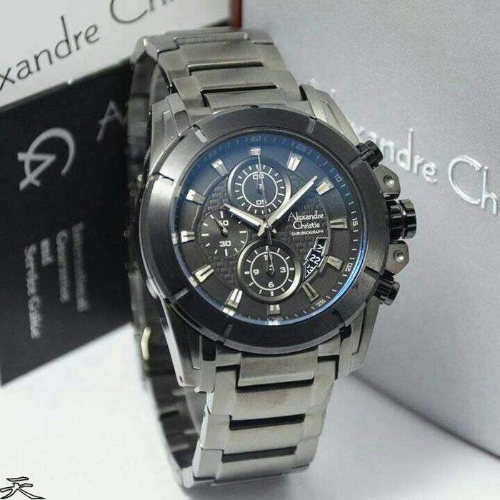 Jam Alexandre Christie AC 6226 MC AC6226MC hitam Original