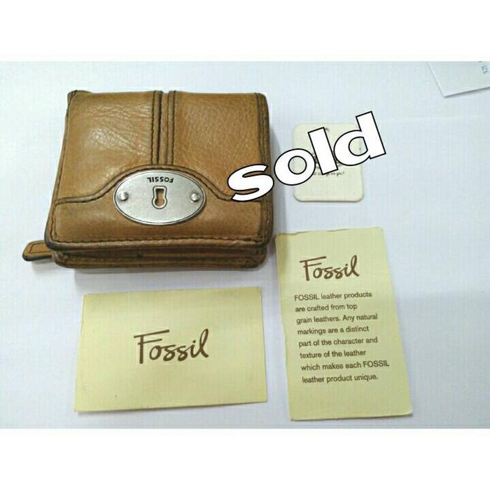 Marlow wallet tan Fossil