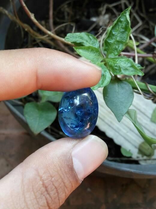 Pecah Seribu Biru Top Crystal