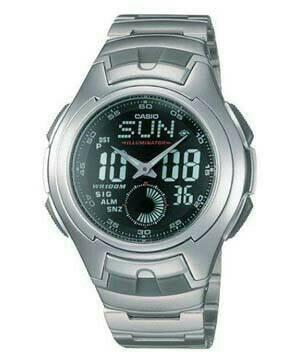 Jam Tangan Pria & Wanita Casio AQ-160WD-1AV Original AQ-16O Hitam