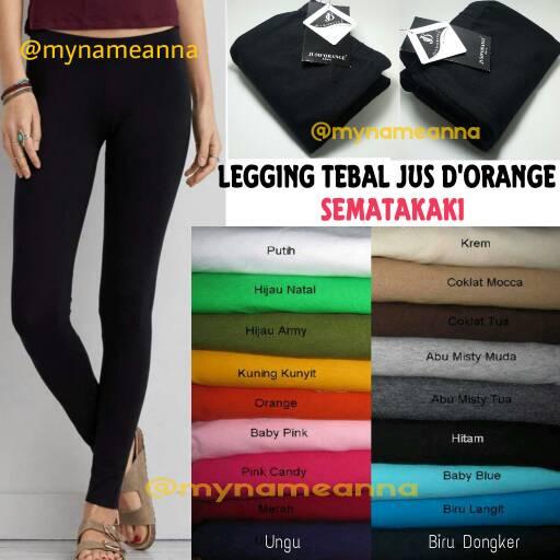 Legging Tebal Jus D'Orange ALLSIZE ( Legging Import Jus D Orange )
