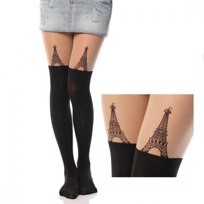 HO3513 - Stocking Model Korea Jepang Dengan Hiasan Tato ( Paris )