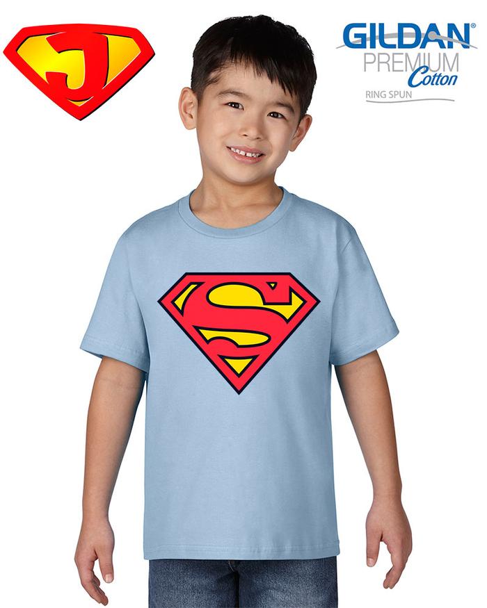 Kaos Anak Superhero Keren & Lucu Original Gildan - Superman Logo