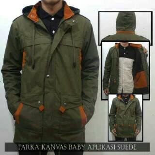 jaket parka canvas