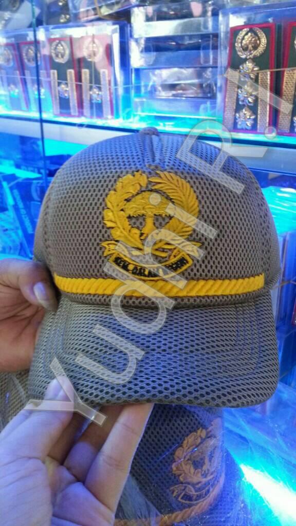 TOPI PNS LOGO KEMENDAGRI BAHAN JARING