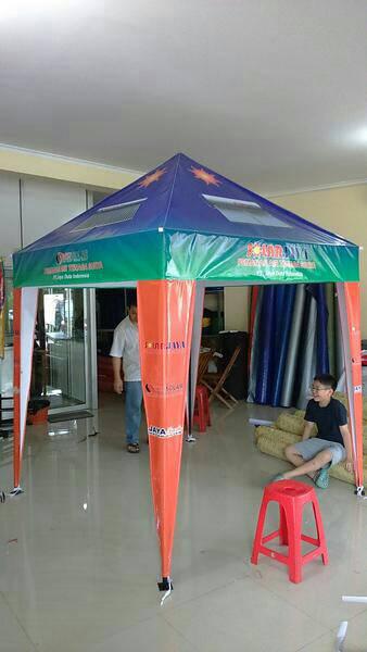 Paket Murah Tenda Cafe 2x2 Full Printing dan Booth Portable polos