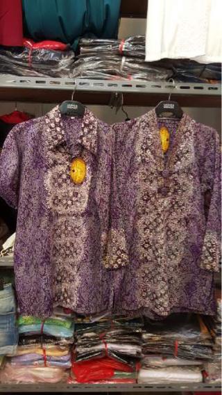 batik couple baju couple pasangan purple ungu