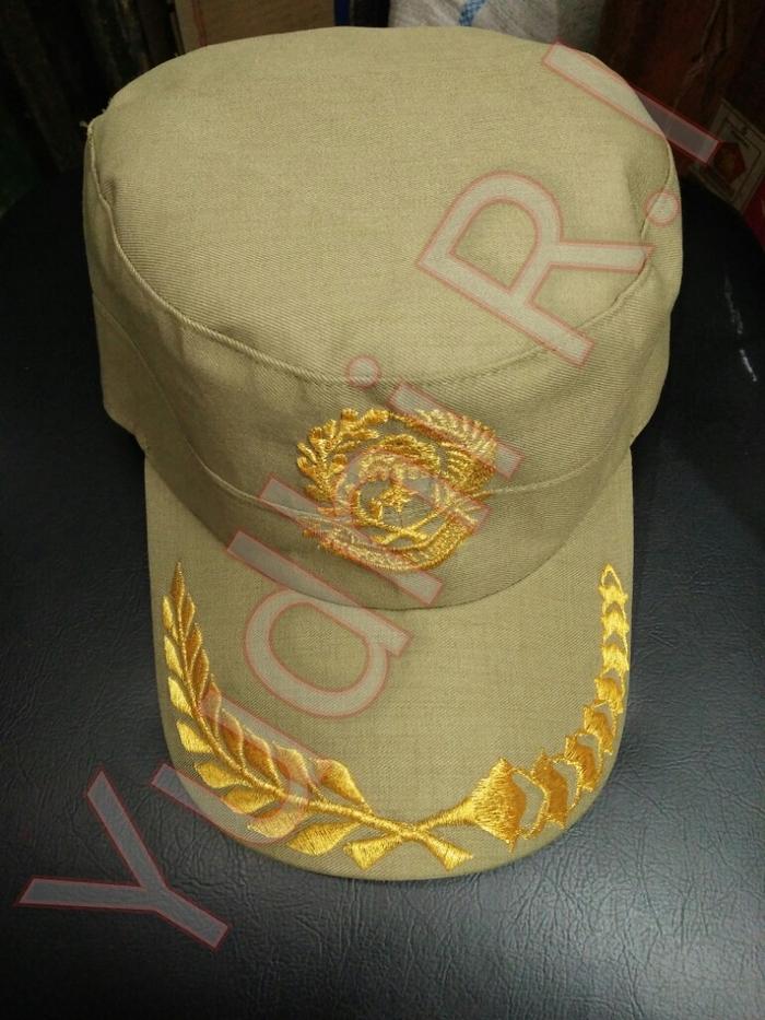 TOPI PNS WARNA KHAKI (MODEL KOMANDO) GOL.ESELON 4