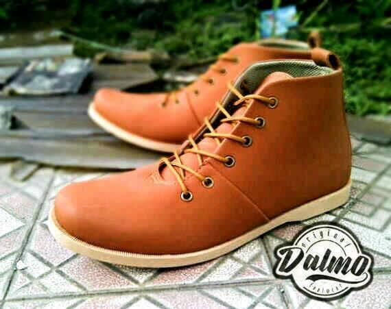 Sepatu boot stylish Brodo tan original hand made