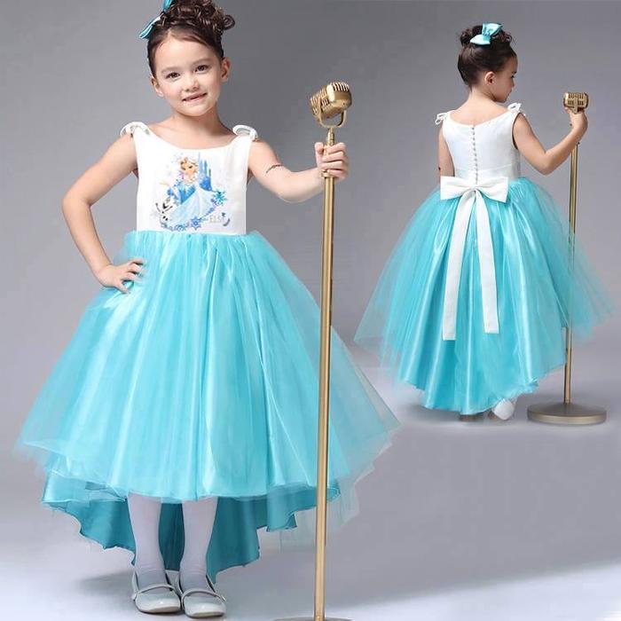 WHITE ELSA DRESS