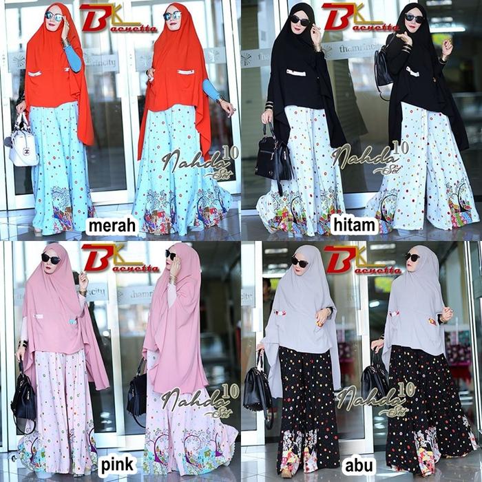Blouse + Palazzo + Khimar Set Nahda by Baenetta
