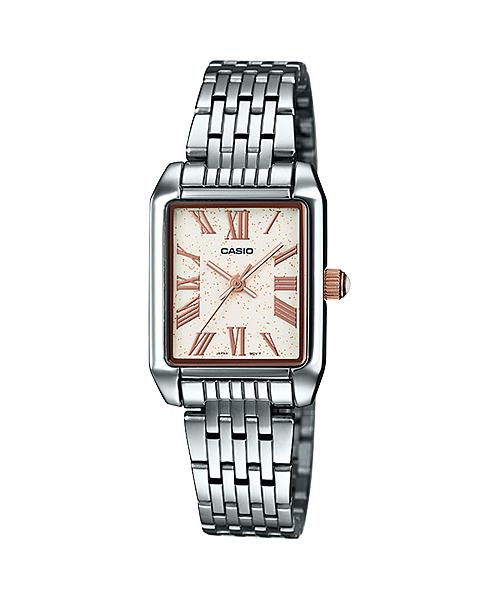Casio Analog Jam Tangan Wanita Silver Rantai LTP-TW101D-7A Original