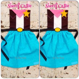 Apron Celemek Kostum Dewasa Disney Sheriff Callie