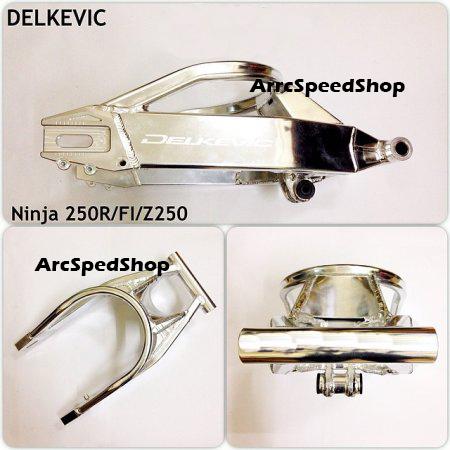 Swing Arm Delkevic Silver Ninja 250 fi / Z250 / Ninja250R TERMURAH
