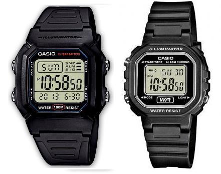am Tangan Casio Original Couple W-800h-1a & La-20wh-1a