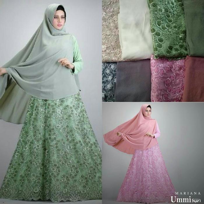BAJU LEBARAN - GAMIS SYARI PREMIUM - GAMIS UMMI SYARI