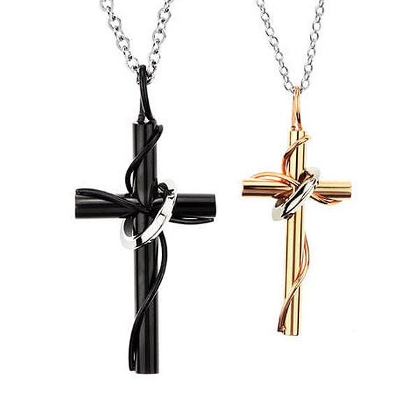 Kalung Salib Couple Kalung Couple kalung salib titanium - KC9005