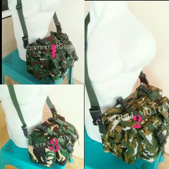 tas selempang loreng/tas loreng/tas army/tas army