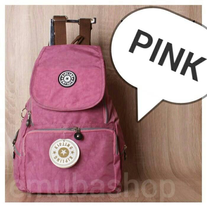 Tas Punggung | Tas Wanita | Backpack | Tas Ransel Kipling Pink