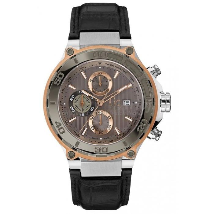GC Bold Sport Chic X56007G1S Jam Tangan Kronograf Pria 44mm Baja Tahan Karat