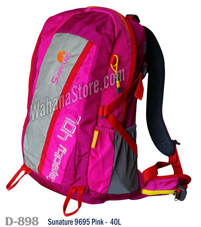 Tas Daypack / Ransel Pink - Sunature 9695 - 40L