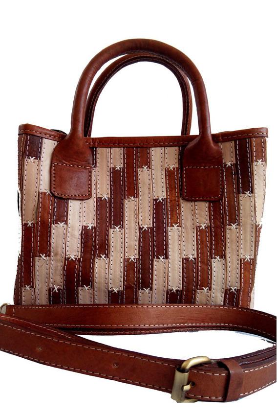 Djogja Klasik Craft Tas Kulit Perca Dominan Coklat