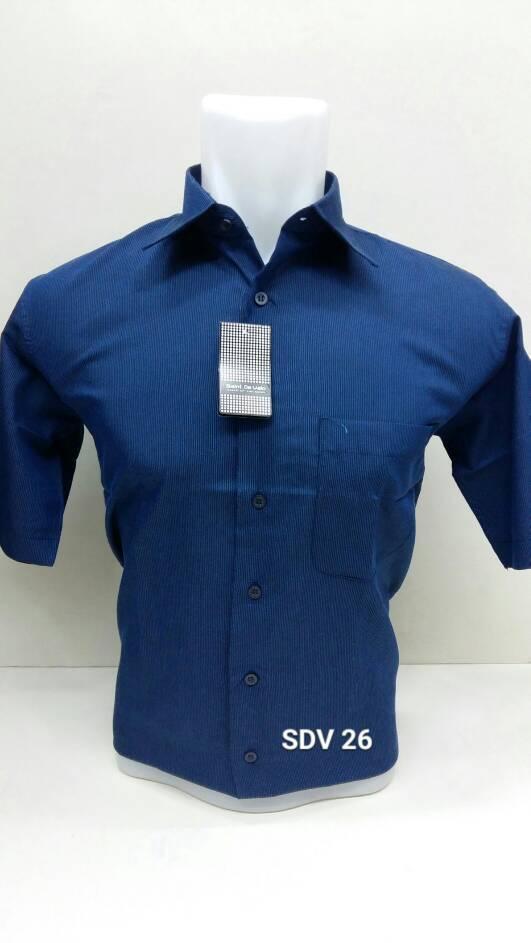 kemeja pendek Garis kecil SDV 26