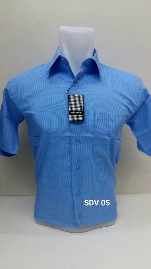 kemeja biru langit