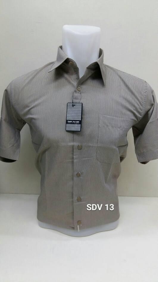 kemeja garis pendek SDV 13