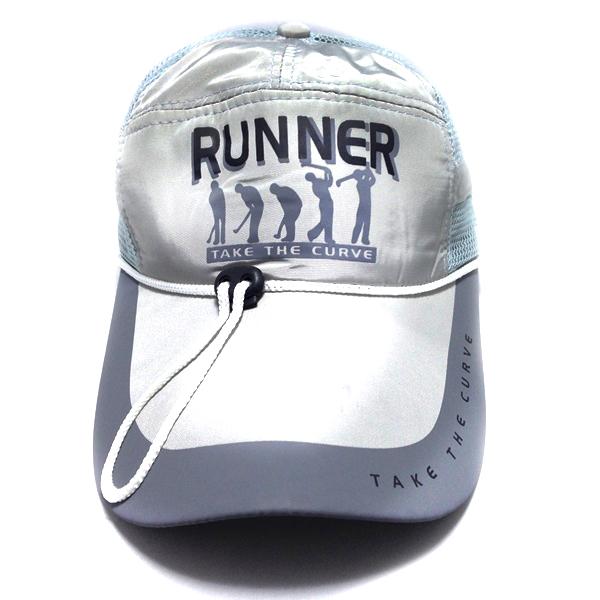 Topi Runner Abu Abu