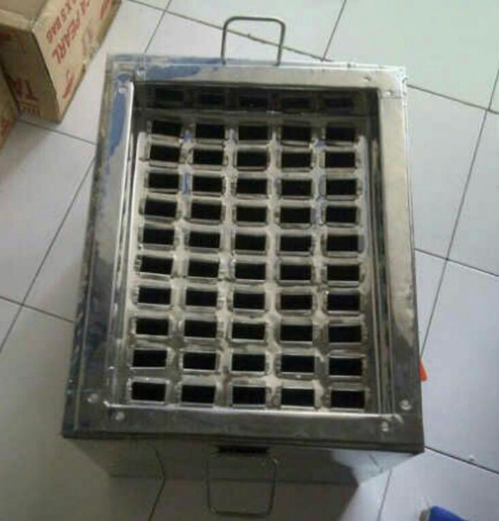 Cetakan Es Goyang Isi 50 Gerobak Stainless