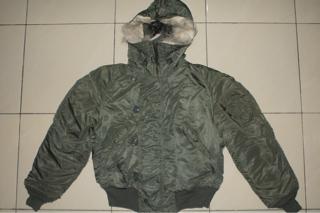 ALPHA INDUSTRIES N-2B Green Military Jacket