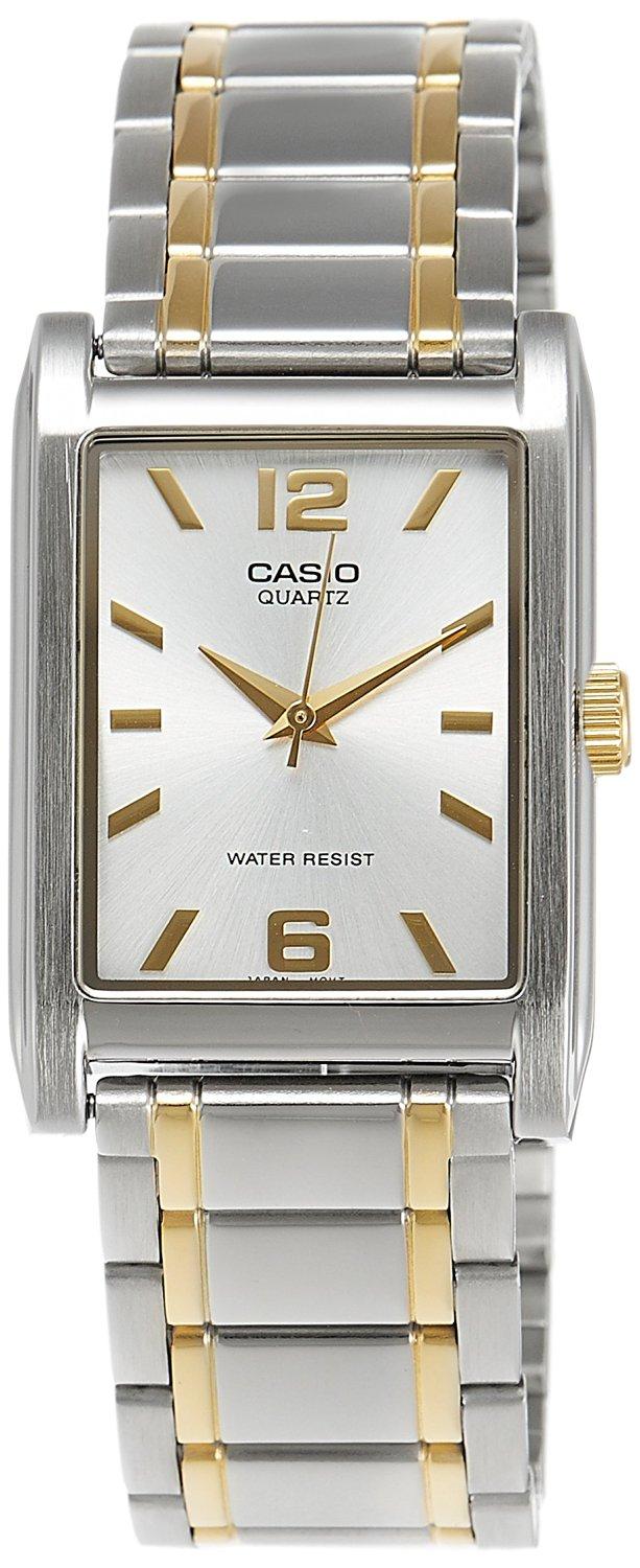 CASIO MTP-1235SG-7ADF JAM TANGAN PRIA ORIGINAL SILVER GOLD