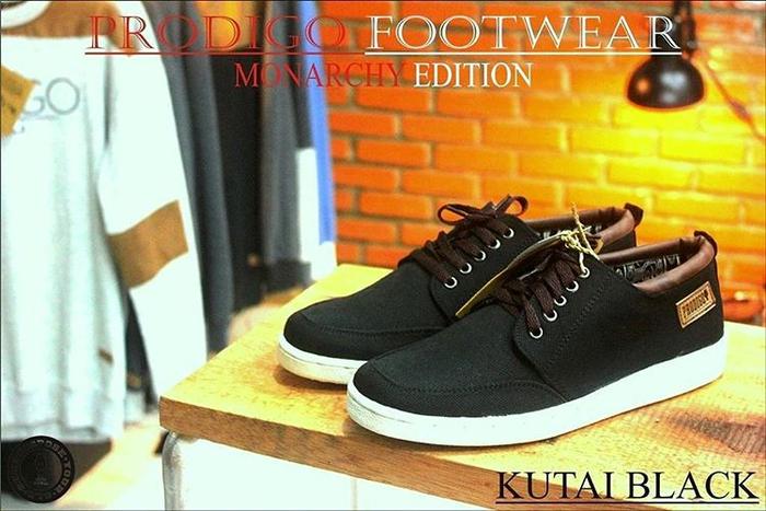 SEPATU SNEAKER PRODIGO KUTAI HITAM | PRODIGO FOOTWEAR | SEPATU PRIA