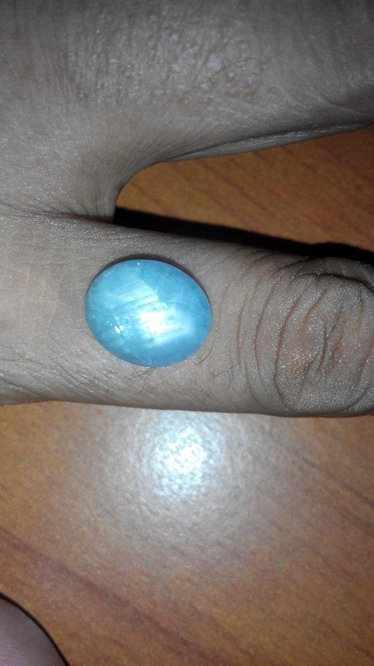 Batu Cincin Grey Sapphire Mogok 7,90 ct