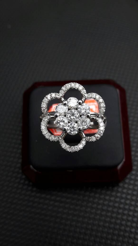 [ Premium ] Cincin Berlian Eropa & Emas 18K