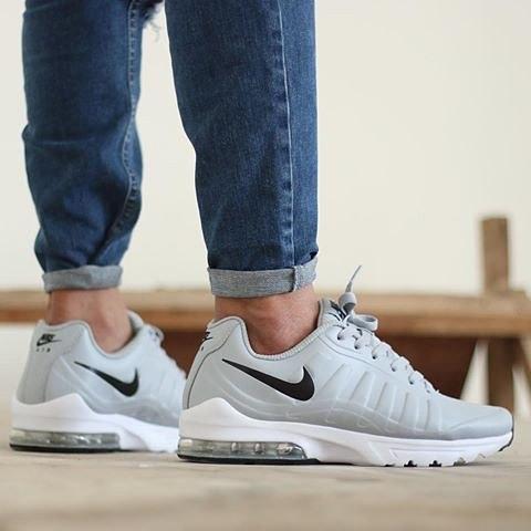 NIKE AIR MAX INVIGOR "WOLF GREY/BLACK" ORIGINAL MADE IN INDONESIA