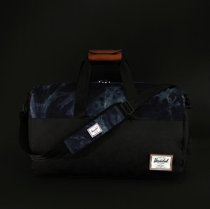 HERSCHEL SUPPLY CO. Black/Acid Denim Lonsdale Duffle Bag