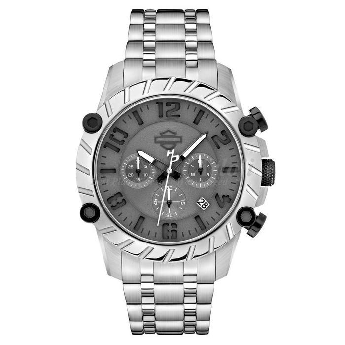 Harley Davidson Men's Bulova Charcoal 78B133