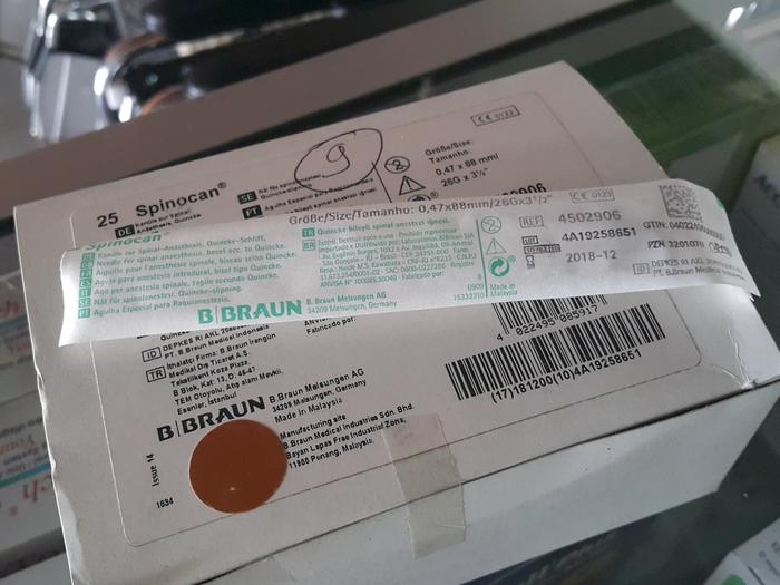 Spinocan 26G B Braun