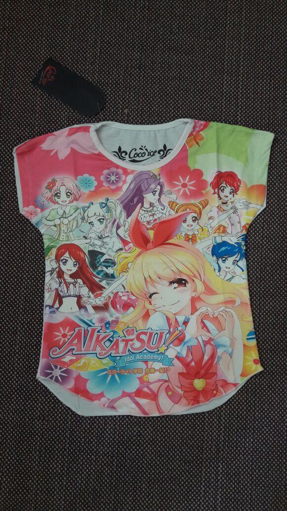Kaos/ batwing anak cocoice/ coco ice Aikatsu